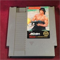 Rambo NES Game Cartridge