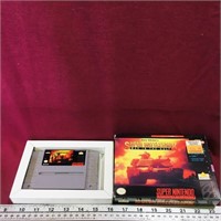 Super Battletank SNES Game Cartridge & Box