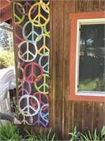 Peace Banner, 23"W X 84"L As, Is