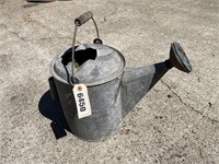 Vintage Galvanized Water Can, 11"T