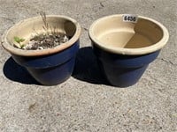 Blue Plant Pots, 9"Diameter