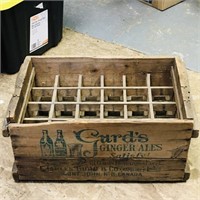 Gurd's Ginger Ale Saint John NB Wooden Crate