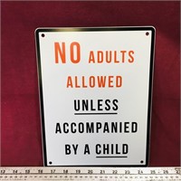 Double-Sided Novelty Wall Sign (11" x 8 1/2")