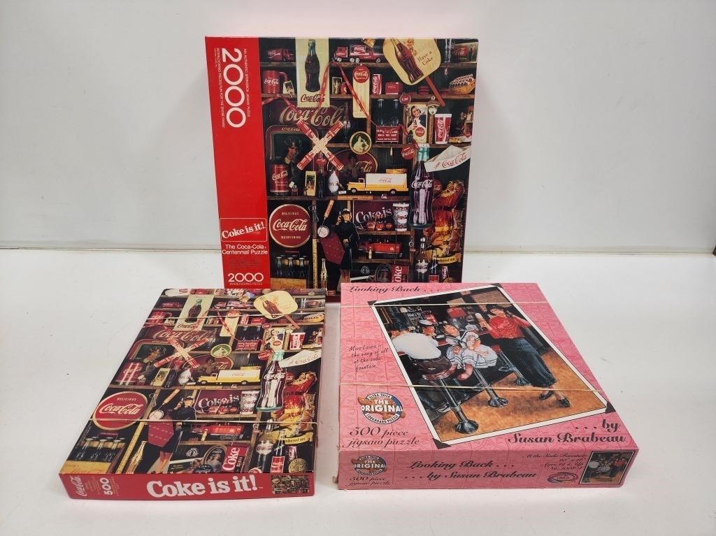 1986 Coca-Cola Jigsaw Puzzles