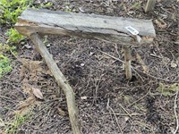 Small Wood Limb Bench, 31"W X 14"T