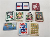 Assorted Soda Advertising Playing Cards