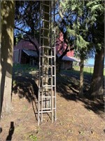 2 14' Aluminum Ladders