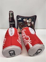 Coca-Cola Pillows and Slippers