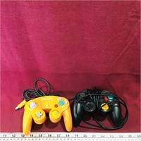 Lot Of 2 Nintendo Gamecube Controllers