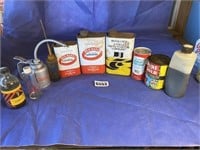 Turpintine, Pump Oil Can, Rubbing Oil,