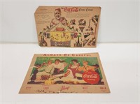 1930's Coca-Cola Book Cover and Circus Cutout