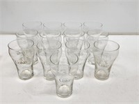 14 Coca-Cola 75th Anniversary Fountain Glasses