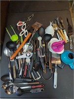 Collection of kitchen hand tools