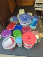 Collection of food saver bowls and lids