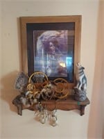 Native and horse wall hanging collection