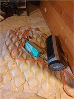 Therapeutic air mattress and lasko heater