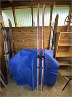 85" Fischer Super Step Wax Free Skis w/Bindings