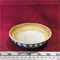 Painted Pottery Bowl (Vintage)