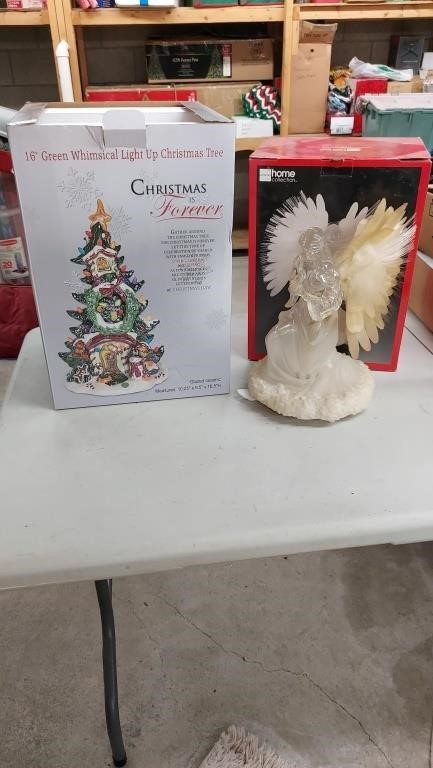 16in Christmas tree &angel