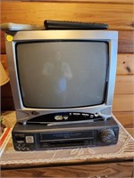 TV and vhs unit
