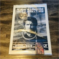 Large Clint Eastwood Cardboard Poster & DVD