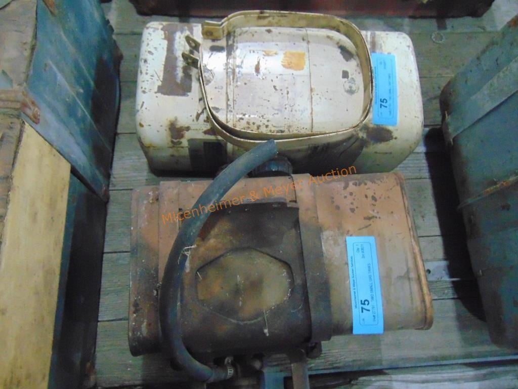 TWO SMALL GAS TANKS