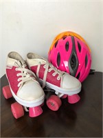 Roller Skates & Helmet