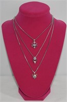 3pc New Fashion Zodiac Pendant & Necklaces