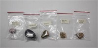 5pc Assorted Gemstones Agate, Jasper, Unikite++