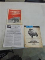 TORO MANUALS & 8 HP KOHLER ENGINE BOOK
