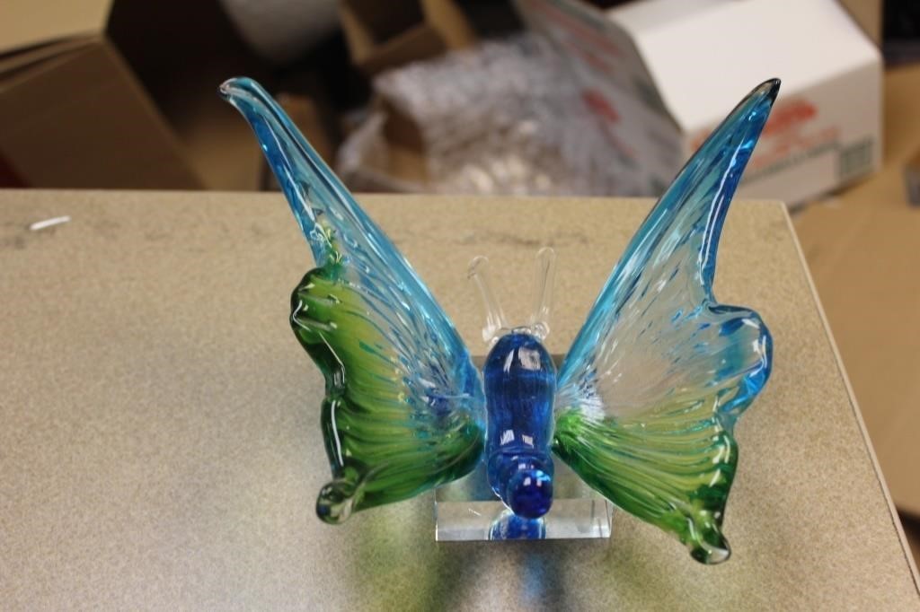 Art Glass Butterfly