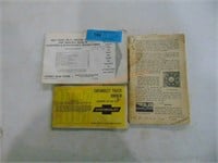 1967 CHEVY TRUCK MANUALS