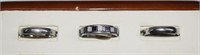 3pc New Stainless Steel Rings sz 11