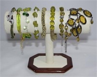 8pc Assorted Beaded / Stone Bracelets