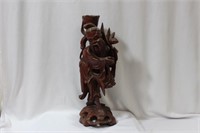 A Vintage Chinese Wooden Figurine