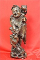 A Chinese Wooden Sculpture