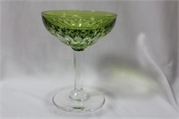 A Cut Glass Champage Glass Goblet