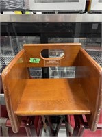 WINCO WOODEN BOOSTER SEAT