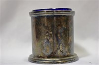 Rare Mappin and Webb Silverplated Toothpick Holder