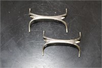 A Pair of Sterling Knife Rests