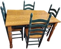 Farmhouse Dining Table and Chairs