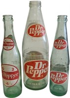 Vintage Dr Pepper Bottles