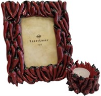 Chili Pepper Frame and Candle