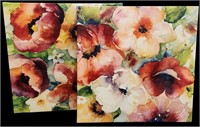 Floral Prints on Canvas