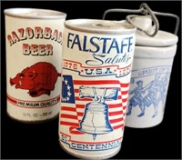 Vintage Crock and Cans