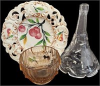 Antique Plate and Glassware