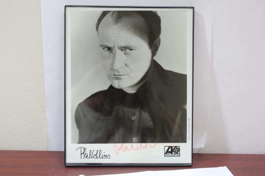 A Signed Phil Collins Print/Poster/Photograph