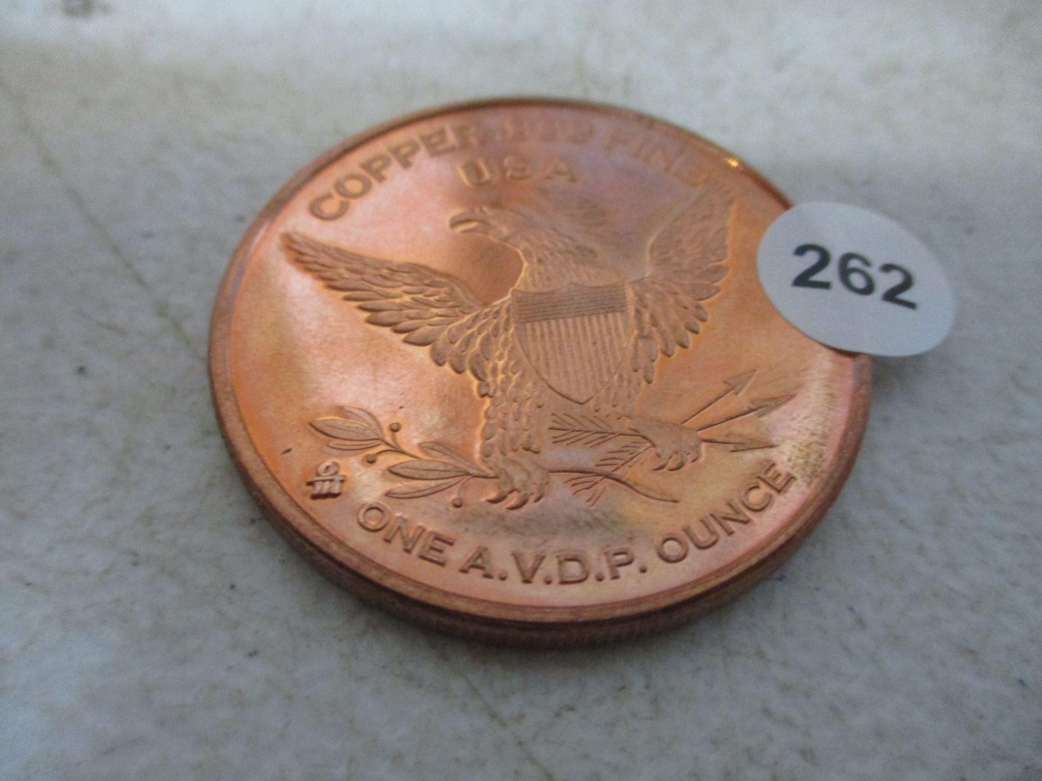 .999 Copper US 1856 Coin