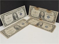 4- 1935  Blue Seal  $1Currency Notes
