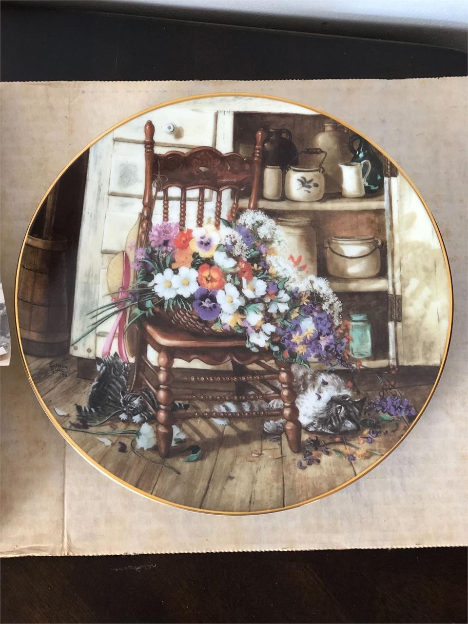 Vintage W.S. George Collectible China Plate